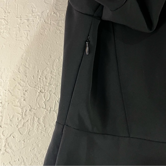 Hill House Constance Short Puff Sleeve Midi Dress in Black - Picture 13 of 14